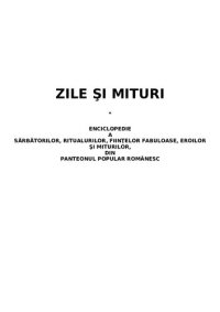 cover of the book Zile Si Mituri Calendarul Taranului Roman