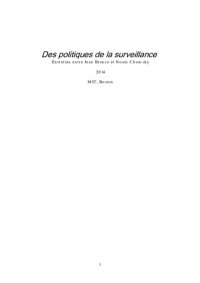 cover of the book Des politiques de la surveillance