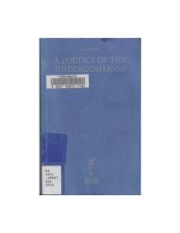 cover of the book A Poetics of the Undercommons