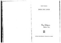 cover of the book Über die Linie