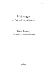 cover of the book Heidegger: A Critical Introduction