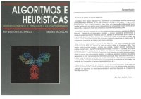 cover of the book Algoritmos e heurísticas - Desenvolvimento e avaliação de performance