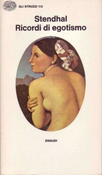 cover of the book Ricordi di egotismo