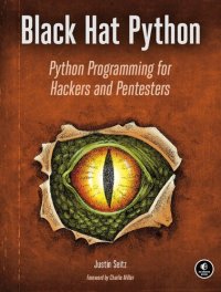 cover of the book Black Hat Python: Python Programming for Hackers and Pentesters