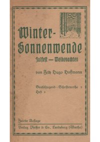 cover of the book Wintersonnenwende-Julfest-Weihenachten - Fest und Brauch im Jahreslauf, Heft 2