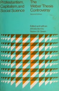 cover of the book Protestantism, Capitalism, and Social Science: The Weber Thesis Controversy