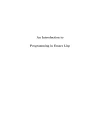 cover of the book An Introduction To Programming In Emacs Lisp