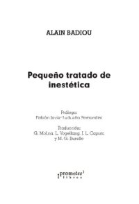 cover of the book Pequeño manual de inestética