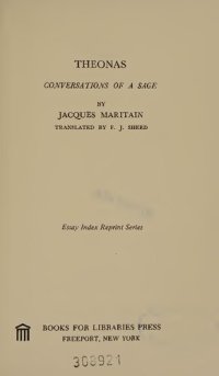 cover of the book Theonas - Conversations of Sage