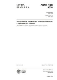 cover of the book [ABNT NBR 9050:2015] Acessibilidade a edificações, mobiliário, espaços e equipamentos urbanos