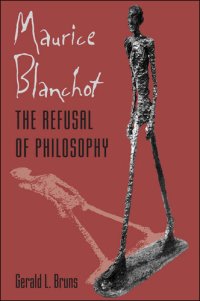 cover of the book Maurice Blanchot