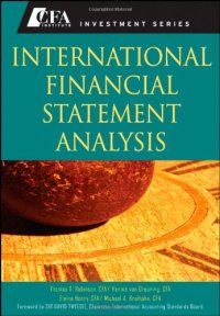 cover of the book International Financial Statement Analysis