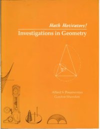 cover of the book Investigations in geometry