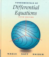 cover of the book Fundamentals of differential equations