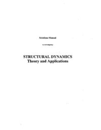 cover of the book Structural Dynamics Theory And Applications