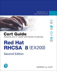 cover of the book Red Hat RHCSA 8 Cert Guide: EX200