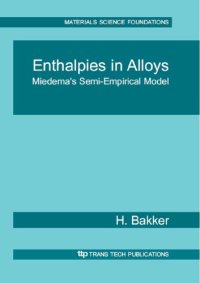 cover of the book Enthalpies in Alloys