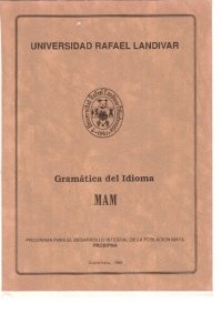 cover of the book Gramática del Idioma Mam