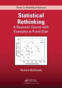 cover of the book Statistical rethinking : a Bayesian course with examples in R and Stan