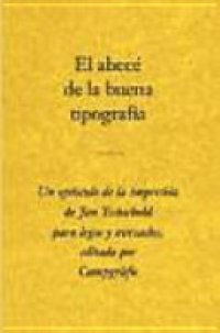 cover of the book El abecé de la buena tipografía: impresos agradables con una buena tipografía