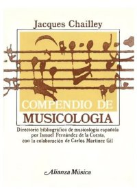 cover of the book Compendio de Musicología