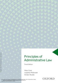 cover of the book Principles of Administrative Law