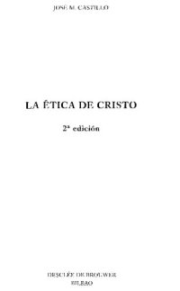 cover of the book La ética de Cristo