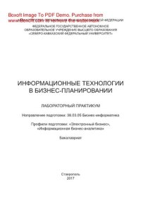 cover of the book Информационные технологии в бизнес-планировании. Лабораторный практикум