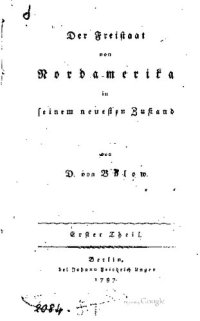 cover of the book Der Freistaat von Nordamerika in seinem neuesten Zustand