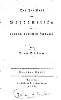 cover of the book Der Freistaat von Nordamerika in seinem neuesten Zustand