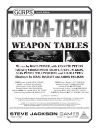 cover of the book GURPS 4th edition. Ultra-Tech: Weapon Tables