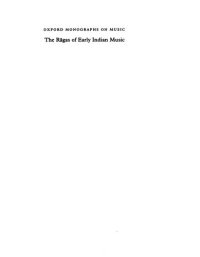 cover of the book The rāgas of early Indian music : modes, melodies, and musical notations from the Gupta period to c. 1250