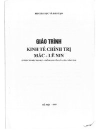 cover of the book Marxism - Leninism Political Economy (Kinh tế chính trị Marx - Lenin)