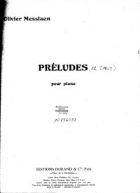 cover of the book Préludes pour piano