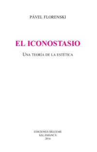 cover of the book El iconostasio : una teoría de la estética