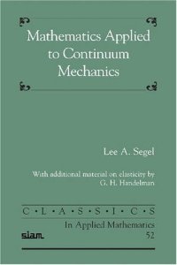 cover of the book Mathematics Applied to Continuum Mechanics