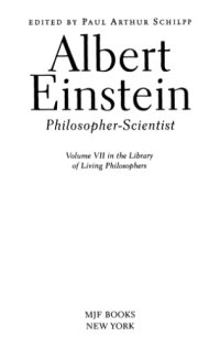 cover of the book Albert Einstein: Philosopher-scientist