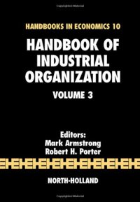 cover of the book Handbook of industrial organization,