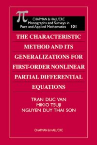 cover of the book The characteristic method and its generalizations for first-order nonlinear PDEs