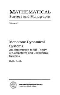 cover of the book Monotone dynamical systems: An introduction to the theory of competitive and cooperative systems