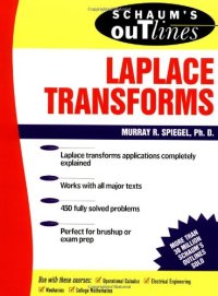 cover of the book Schaum's outline of Laplace transforms