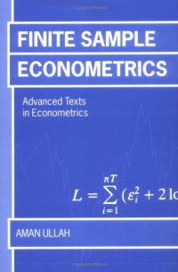 cover of the book Finite sample econometrics