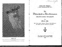 cover of the book Die Bilderschrift der Ario-Germanen