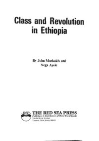 cover of the book Class and Revolution in Ethiopia