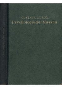 cover of the book Psychologie der Massen (1922, 168 S., Scan)