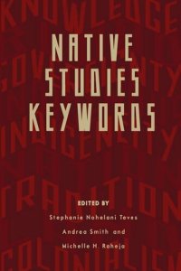 cover of the book Native Studies Keywords