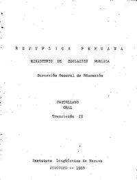 cover of the book Castellano oral. Transición II