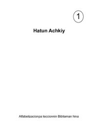 cover of the book Hatun Achkiy 1