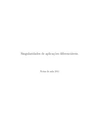 cover of the book Singularidades de aplicacoes diferenciaveis