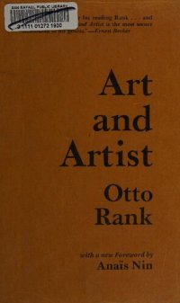 cover of the book Art and Artist: Creative Urge and Personality